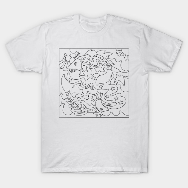 PISCES T-Shirt by TheCosmicTradingPost